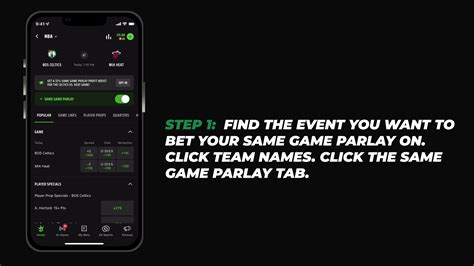 how to turn on same game parlay on draftkings|How to place a SAME GAME PARLAY (SGP) bet on Draft Kings .